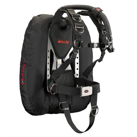 Hollis Crib Custom BCD Double Tank DT 45 Lb Dual With Elite 2 Harness | Diving Sports Canada | Vancouver