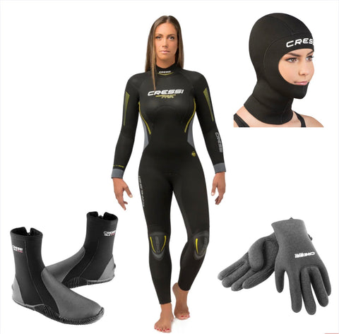 Cressi 5mm Women's Full Wetsuit Package | Diving Sports Canada | Vancouver