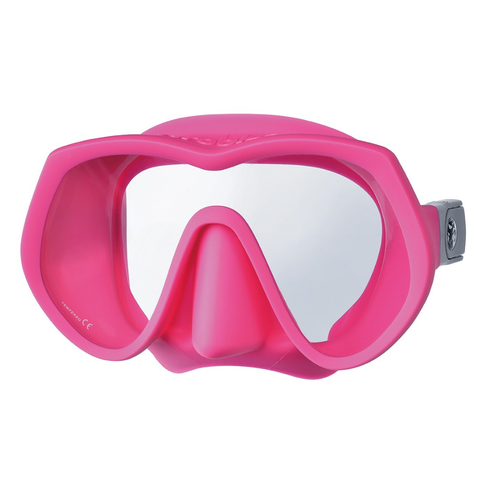 Problue Goblin Silhouette Dive Mask Hot Pink