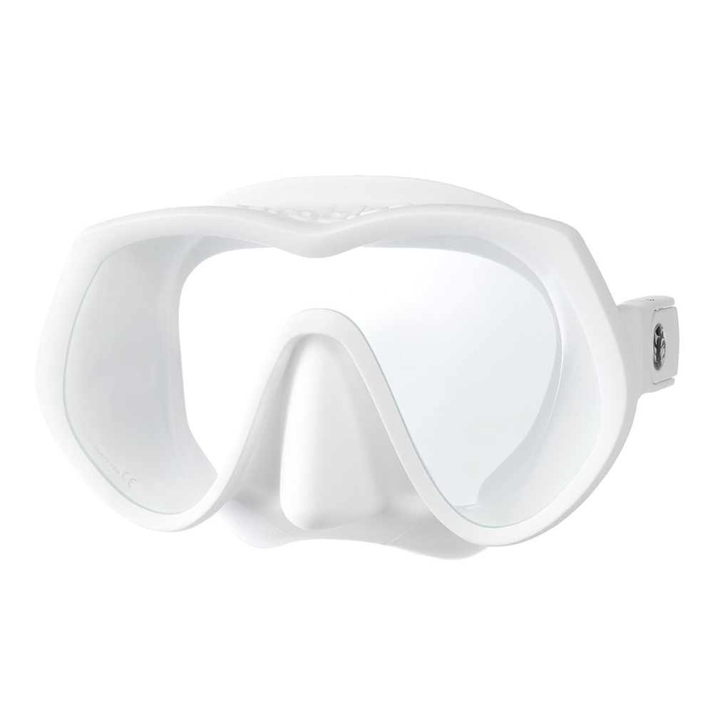 Problue Goblin Silhouette Dive Mask White
