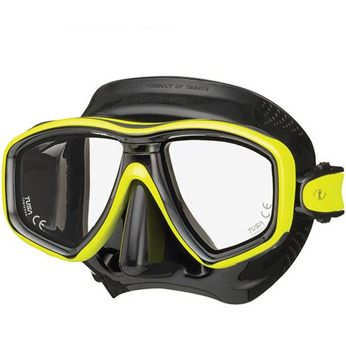 Tusa Ceos Dive Mask Black/Yellow
