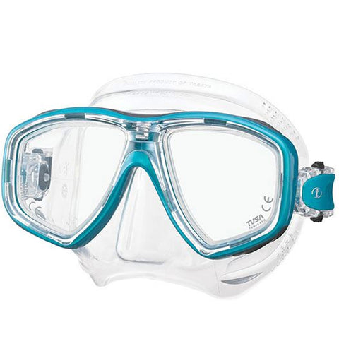Tusa Ceos Dive Mask Clear/Ocean Green