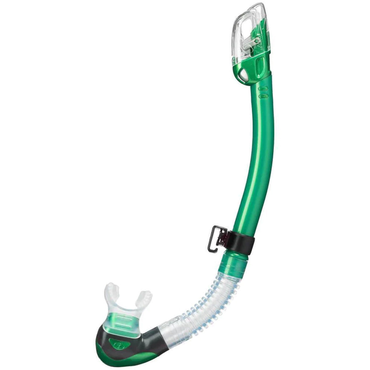 TUSA Hyperdry Elite II Snorkel Energy Green | Diving Sports Canada | Vancouver