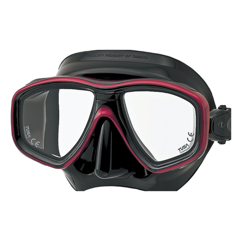 Tusa Ceos Dive Mask Black/Red