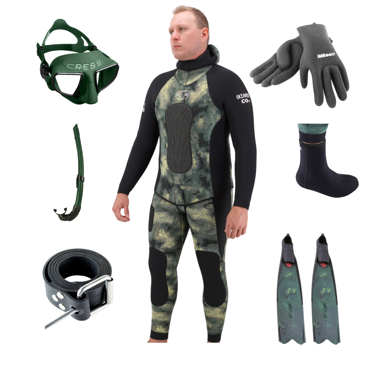 Oceaner Kelp 7mm Men's Freediving Package