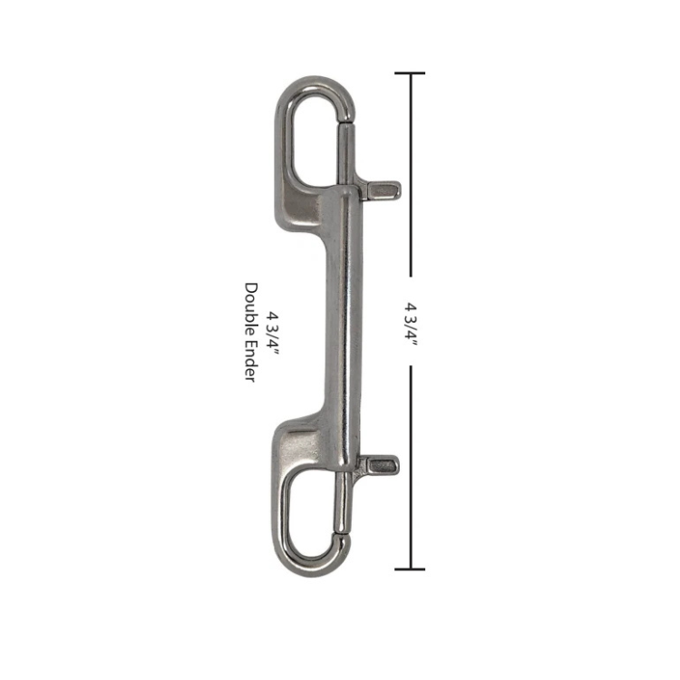 Scuba Force Ergonomic Stainless Steel Double-ender Bolt Snap 4.75” | Diving Sports Canada | Vancouver