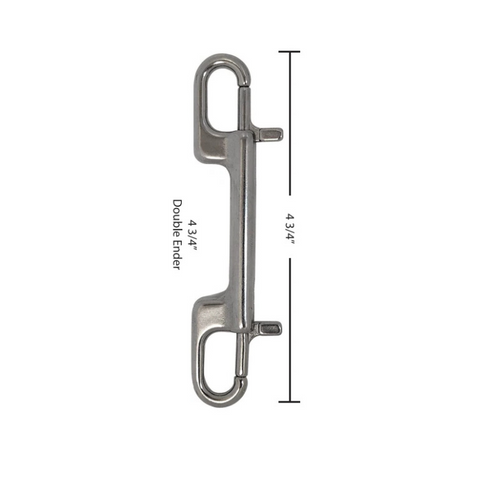 Scuba Force Ergonomic Stainless Steel Double-ender Bolt Snap 4.75” | Diving Sports Canada | Vancouver