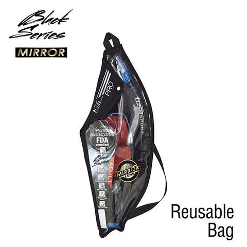 Tusa Serene Sport Mirror Lens Snorkeling combo Black