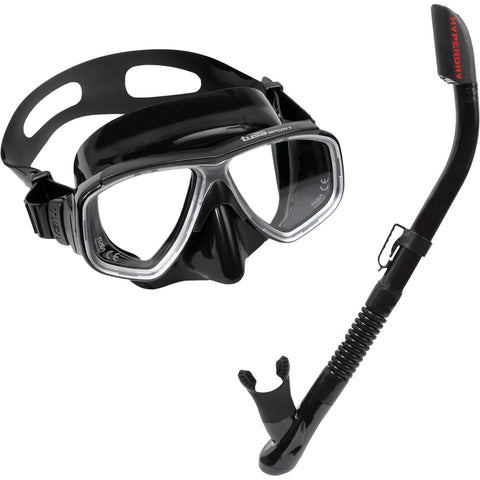Tusa Splendive Adult Snorkeling Combo Black